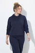 Strick-Hoodie, Boxy Fit, Kapuze, Langarm, Biobaumwolle