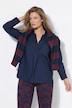 Hemdbluse, Hemdragen, Fledermausarm, Biobaumwolle