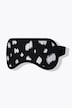 Pyjama et masque de sommeil, motif dalmatien, décolleté cœur et manches longues