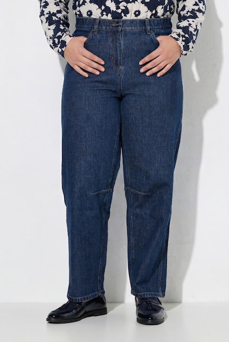 Barrel-Jeans, Komfortbund, Biobaumwolle