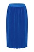 Pleated skirt, A-line, midi length, elastic waistband