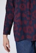 Shirt, Blüten, A-Linie, V-Ausschnitt, Langarm