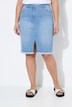 Jeansrock, Bleistift-Silhouette, Glitzersteinchen, 5-Pocket