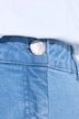 Jeansrock, Bleistift-Silhouette, Glitzersteinchen, 5-Pocket