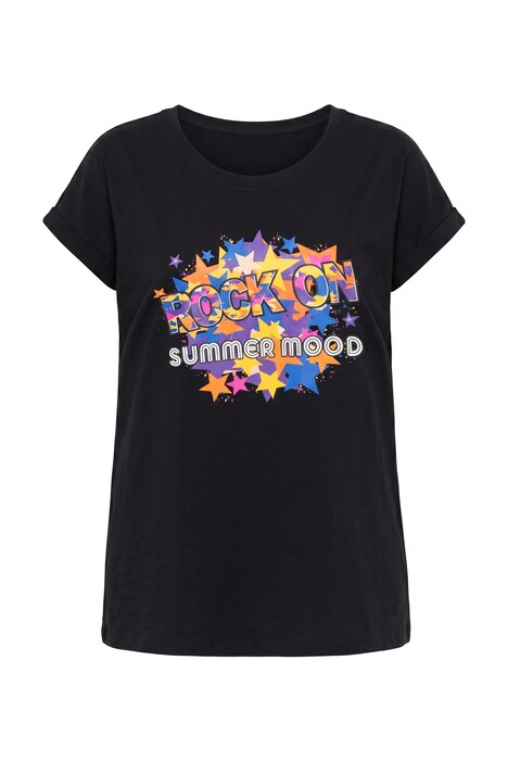 T-shirt, comfort fit, star print, short sleeve