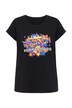 T-shirt, comfort fit, star print, short sleeve