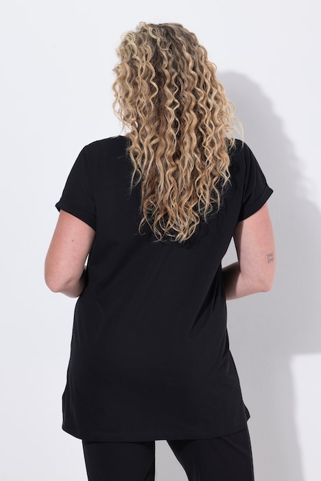 T-Shirt, Komfort Fit, Sternen-Motiv, Halbarm