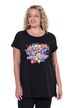 T-shirt, comfort fit, star print, short sleeve