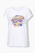 T-Shirt, Komfort Fit, Sternen-Motiv, Halbarm