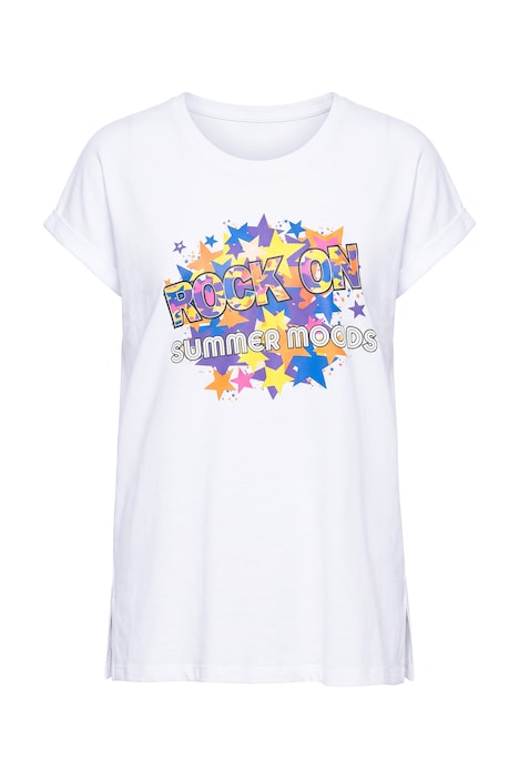 T-shirt, comfort fit, star print, short sleeve