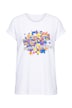 T-shirt, comfort fit, star print, short sleeve