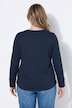 Shirt, Zier-Knopfleiste, Rundhals, Langarm, Biobaumwolle