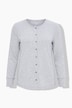 Shirt, Zier-Knopfleiste, Rundhals, Langarm, Biobaumwolle