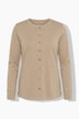 Shirt, Zier-Knopfleiste, Rundhals, Langarm, Biobaumwolle