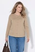 Shirt, Zier-Knopfleiste, Rundhals, Langarm, Biobaumwolle