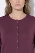 Shirt, Zier-Knopfleiste, Rundhals, Langarm, Biobaumwolle