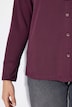 Shirt, Zier-Knopfleiste, Rundhals, Langarm, Biobaumwolle