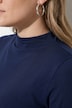 Shirt, Slim, Stehkragen, Langarm