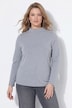 Shirt, Slim, Stehkragen, Langarm