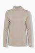 Shirt, Slim, Stehkragen, Langarm