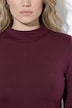 Shirt, Slim, Stehkragen, Langarm