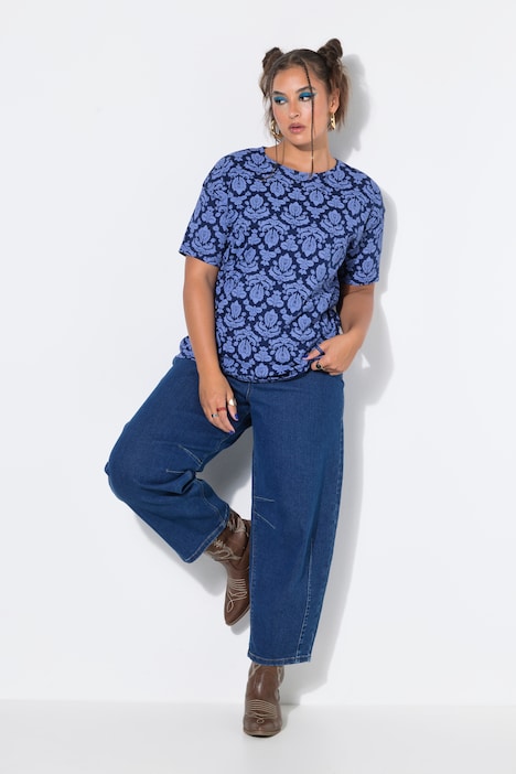 T-Shirt, Oversize Shape, Paisleys