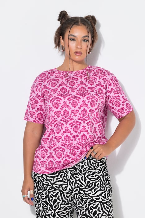 T-Shirt, Oversize Shape, Paisleys