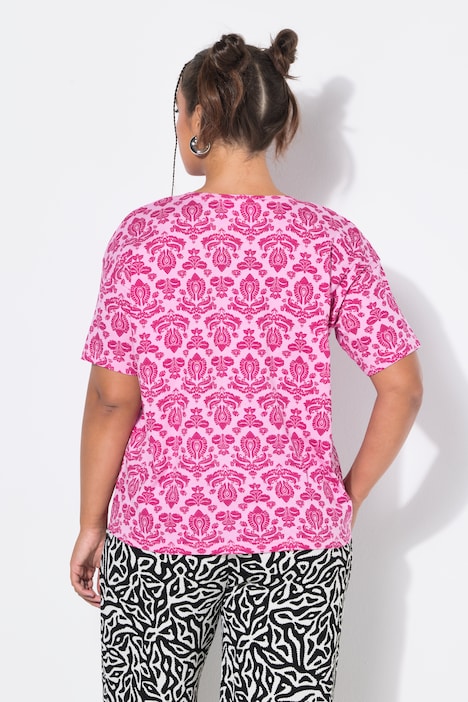 T-Shirt, Oversize Shape, Paisleys