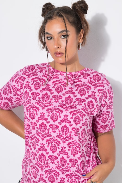 T-Shirt, Oversize Shape, Paisleys