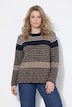 Pullover, Ringel, Rundhals, Langarm, Biobaumwolle