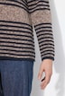 Pullover, Ringel, Rundhals, Langarm, Biobaumwolle
