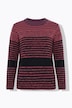 Pullover, Ringel, Rundhals, Langarm, Biobaumwolle