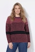 Pullover, Ringel, Rundhals, Langarm, Biobaumwolle