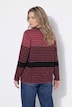 Pullover, Ringel, Rundhals, Langarm, Biobaumwolle