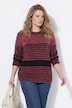 Pullover, Ringel, Rundhals, Langarm, Biobaumwolle