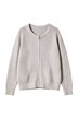 Blouson, kurze Passform, Strick, Collegekragen, Biobaumwolle