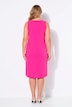 Jersey-Midikleid, ärmellose A-Linie, Keyhole