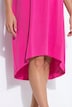 Jersey-Midikleid, ärmellose A-Linie, Keyhole