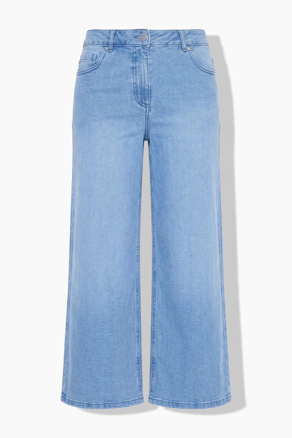 Jeans-Culotte, weites Bein, 5-Pocket