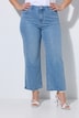 Jeans-Culotte, weites Bein, Glitzersteinchen, 5-Pocket