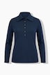 Shirt, Slim, Rollkragen, Langarm, Biobaumwolle