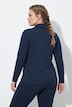 Shirt, Slim, Rollkragen, Langarm, Biobaumwolle