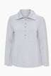 Shirt, Slim, Rollkragen, Langarm, Biobaumwolle