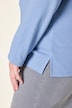 Shirt, Slim, Rollkragen, Langarm, Biobaumwolle