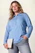 Shirt, Slim, Rollkragen, Langarm, Biobaumwolle