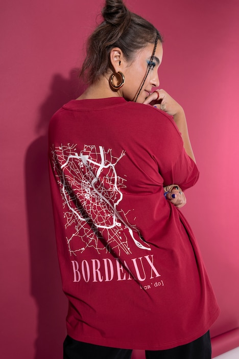 T-Shirt, Oversize Shape, Rückenprint