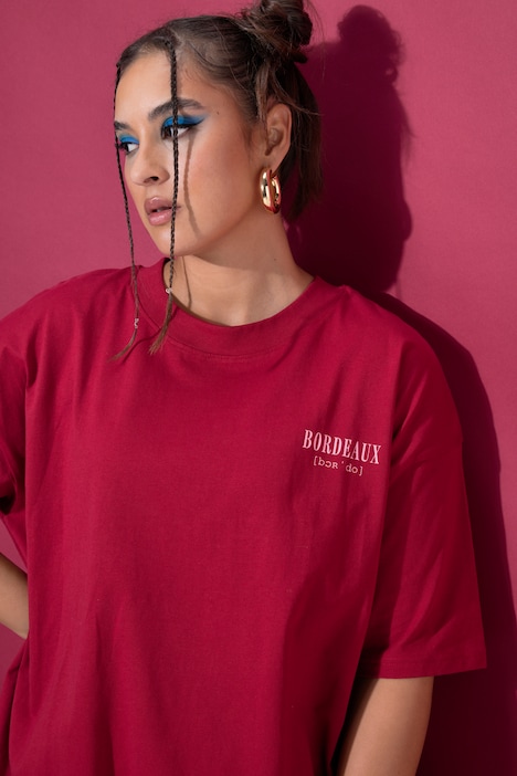 T-Shirt, Oversize Shape, Rückenprint
