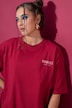 T-Shirt, Oversize Shape, Rückenprint