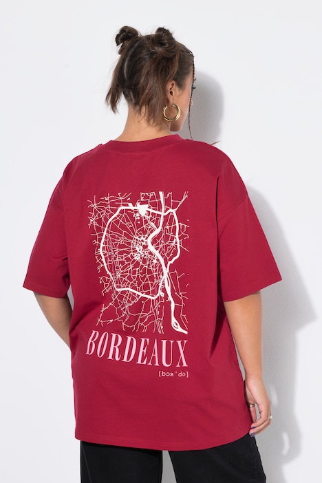 T-Shirt, Oversize Shape, Rückenprint