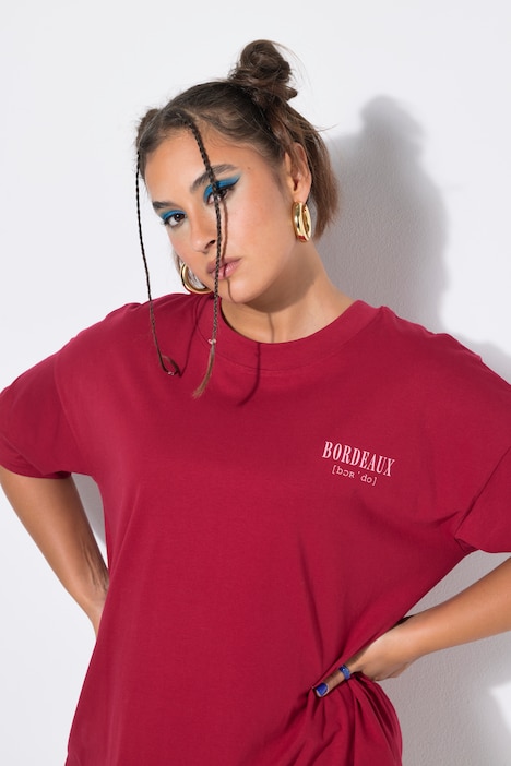 T-Shirt, Oversize Shape, Rückenprint